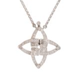 A CONVERTIBLE DIAMOND NECKLACE