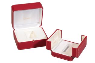CARTIER: TWO WATCH BOXES