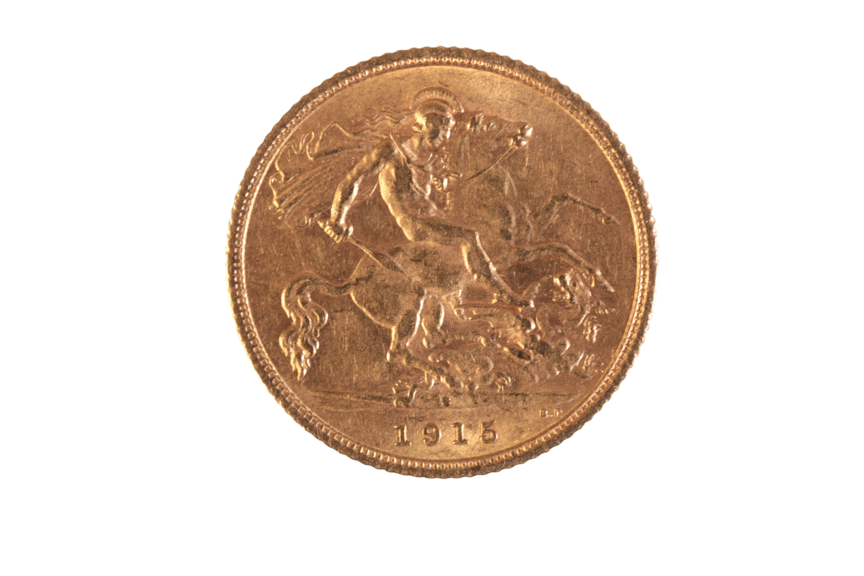 A 1915 GEORGE V GOLD HALF SOVEREIGN - Image 2 of 2