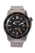 BREMONT SUPERMARINE ENDURANCE: A GENTLEMAN'S STAINLESS STEEL BRACELET WATCH