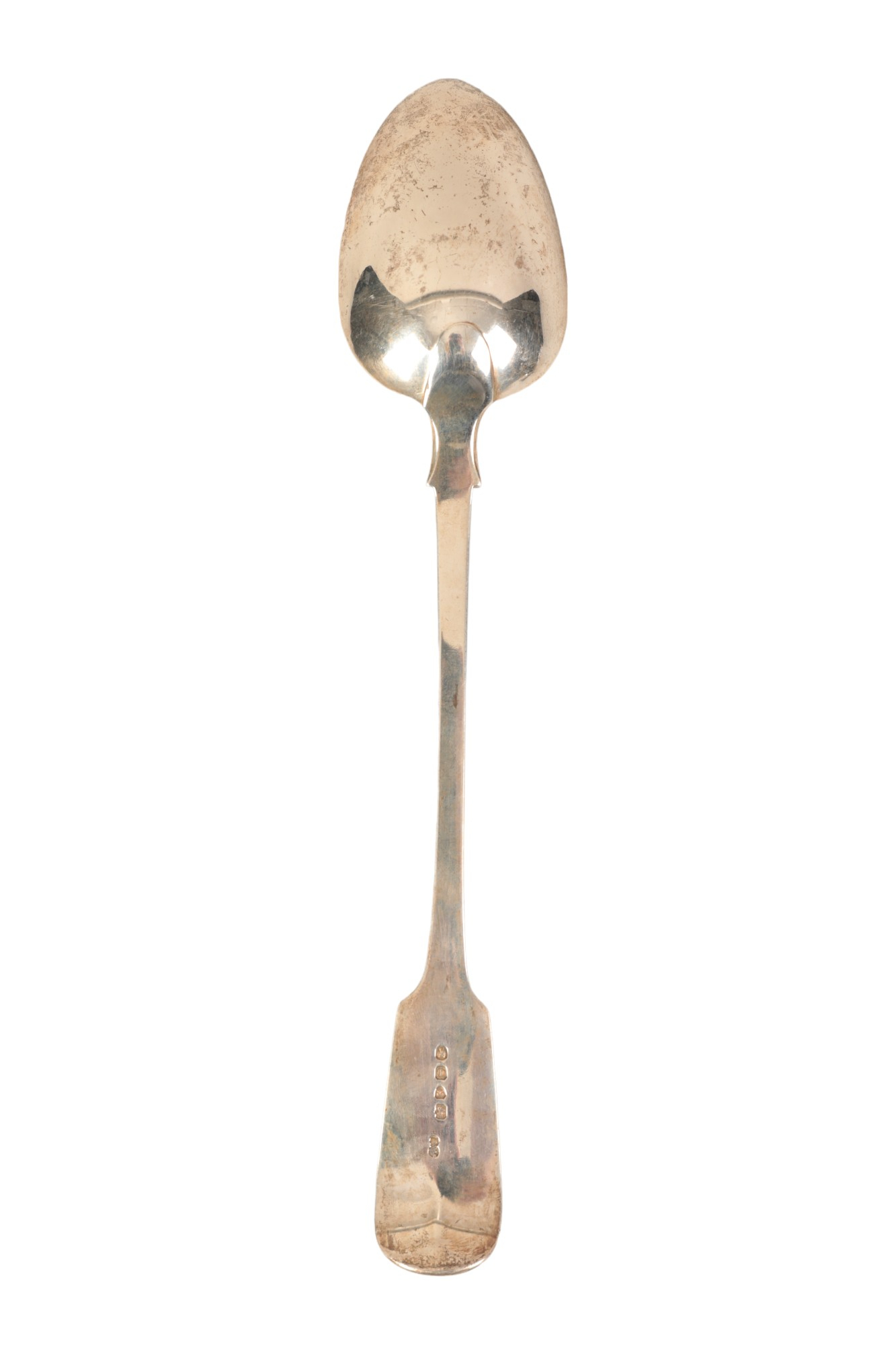 A VICTORIAN SILVER FIDDLE PATTERN BASTING SPOON - Image 2 of 3