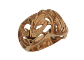 LALIQUE: A CONTEMPRARY STYLISED DRESS RING