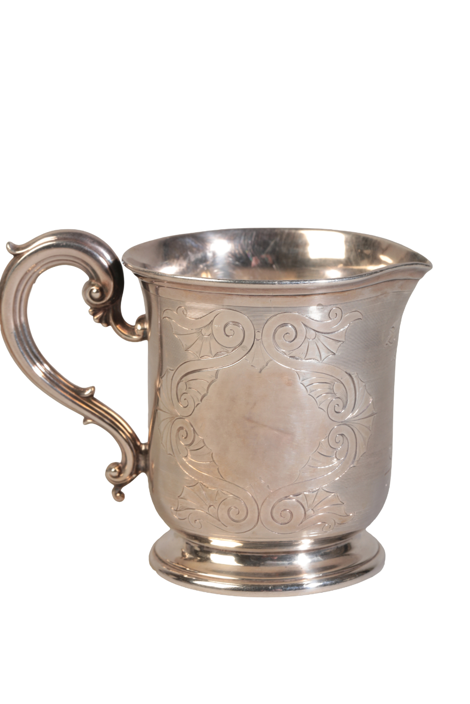 A VICTORIAN SILVER CHRISTENING JUG - Image 2 of 3