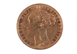 AN 1879 QUEEN VICTORIA GOLD SOVEREIGN