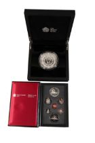 ROYAL MINT 2016 "90TH BIIRTHDAY OF QUEEN ELIZABETH II" SILVER PROOF 5OZ COIN