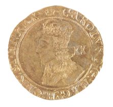 A CHARLES I GOLD UNITE CROWN COIN