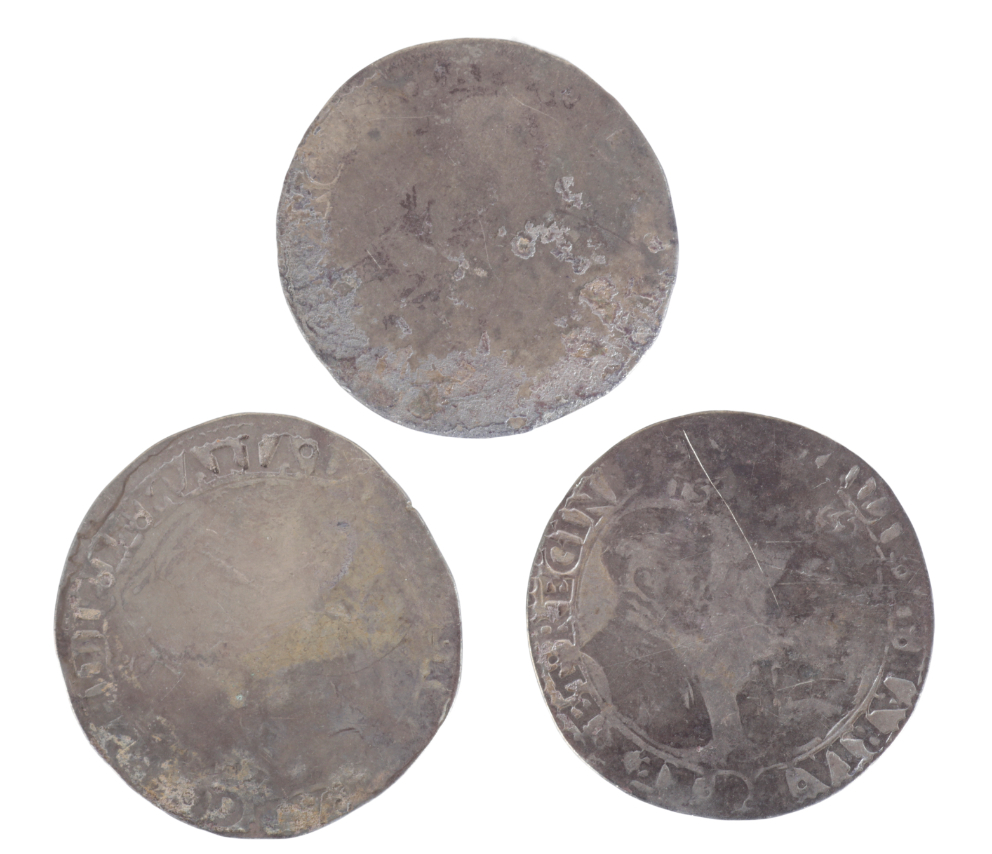 A PHILIP AND MARY SILVER SHILLING - Image 2 of 2