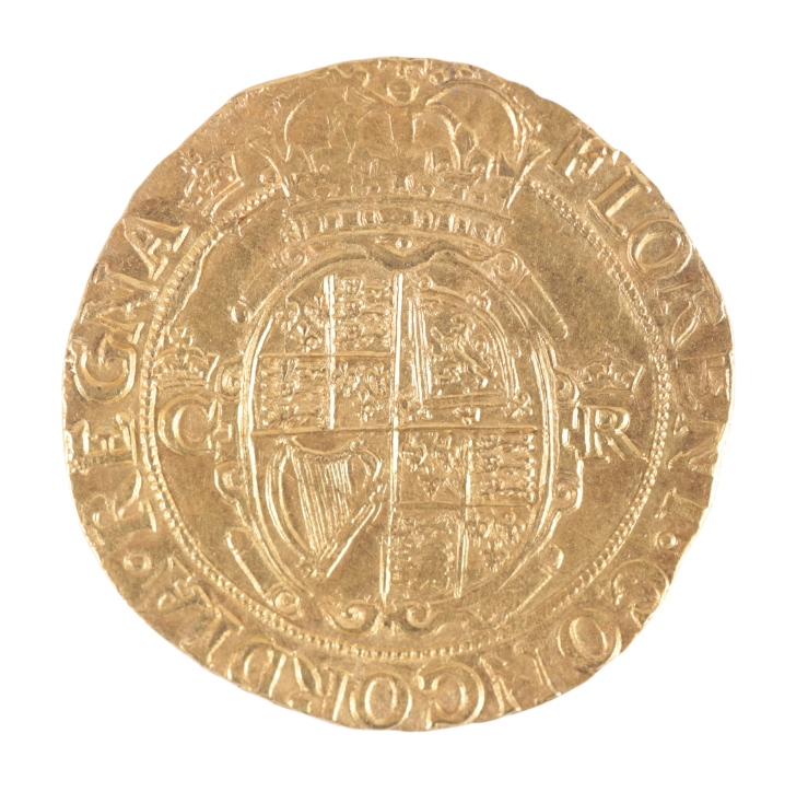 A CHARLES I GOLD UNITE CROWN COIN - Image 2 of 2