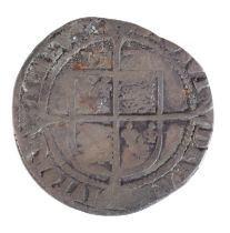 AN ELIZABETH I SILVER SIXPENCE