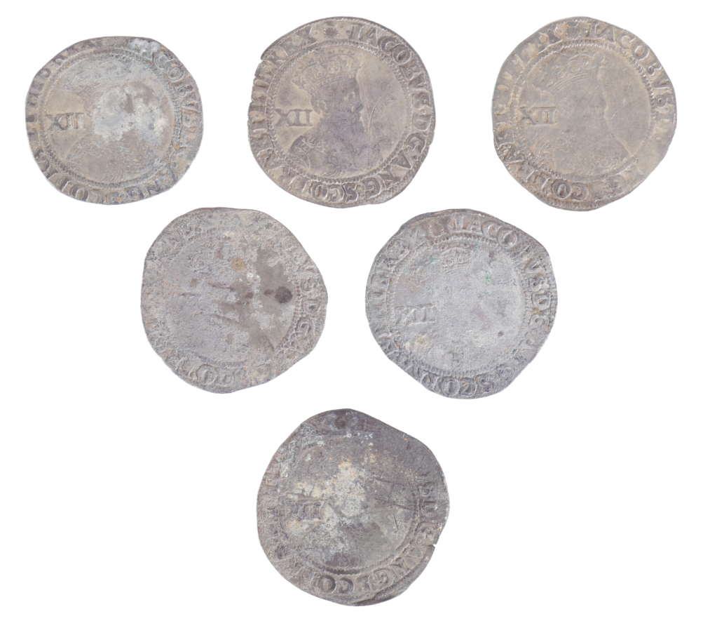 A JAMES I SILVER SHILLING - Image 2 of 2