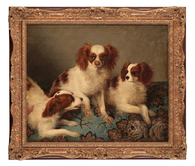 STEPHEN TAYLOR (fl. 1806-1835) A study of three spaniels