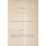 LAMB, ALEXANDER, 'REASONS FOR CONVERTING PORTLAND ROADS INTO A HARBOUR'