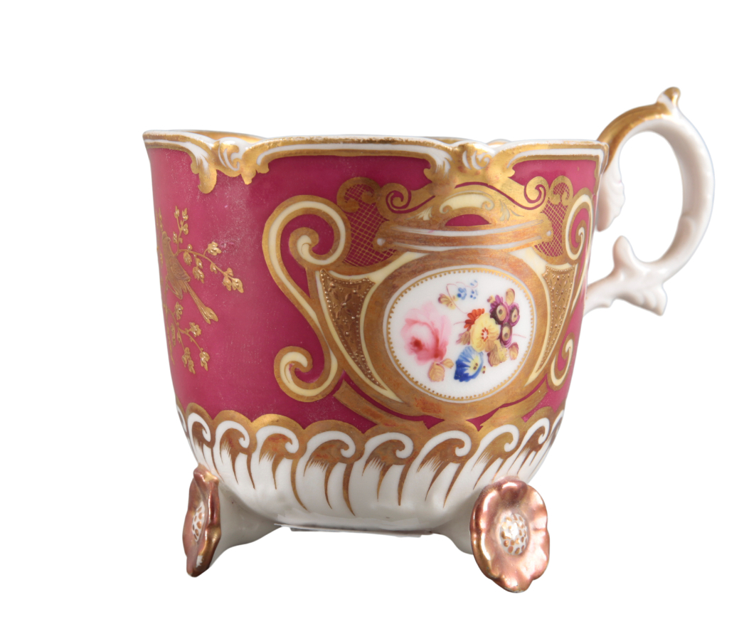 AN H & R DANIEL C-SCROLL CUP AND SAUCER - Image 2 of 4