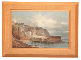 ALEXANDER LEGGETT (c. 1828-1884) 'Crail Harbour'