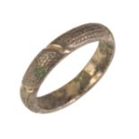 A POST-MEDIEVAL SILVER GILT FINGER RING