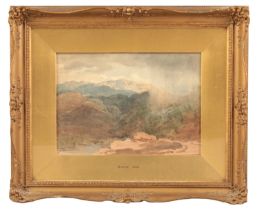 ATTRIBUTED TO DAVID COX II (1809-1885) A mountainous landscape