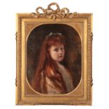 GABRIEL ÉMILE NICOLET (1856-1921) Portrait of Maud Jacqueline Marie Beauclerk (b.1879)