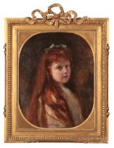 GABRIEL ÉMILE NICOLET (1856-1921) Portrait of Maud Jacqueline Marie Beauclerk (b.1879)