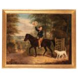 RAMSAY RICHARD REINAGLE (1775-1862) A young boy on his pony