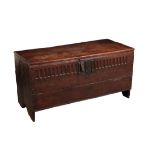 AN OAK COFFER