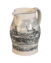 A W.T. COPELAND POTTERY 'GOING TO THE DERBY' JUG