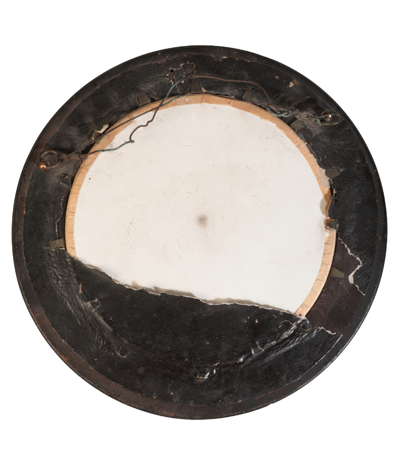 A SEVRES BISCUIT PORCELAIN CIRCULAR PLAQUE - Image 2 of 3