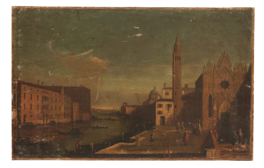 AFTER CANALETTO (1697-1768) A view of the Grand Canal from Santa Maria della Carità