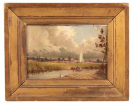THOMAS CHURCHYARD (1798-1865) On the River Yare