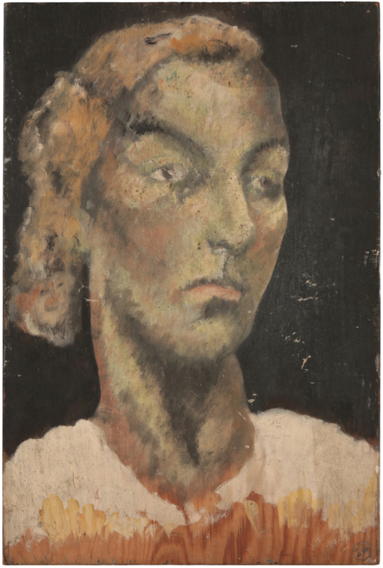 *KATHLEEN MURIEL SCALE (MURIEL HARDING-NEWMAN) (1913-2006) Unfinished life study - Image 2 of 3