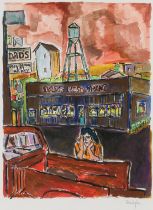 BOB DYLAN (B. 1941) THE DRAWN BLANK SERIES, 2008: 'Dad's Restaurant'