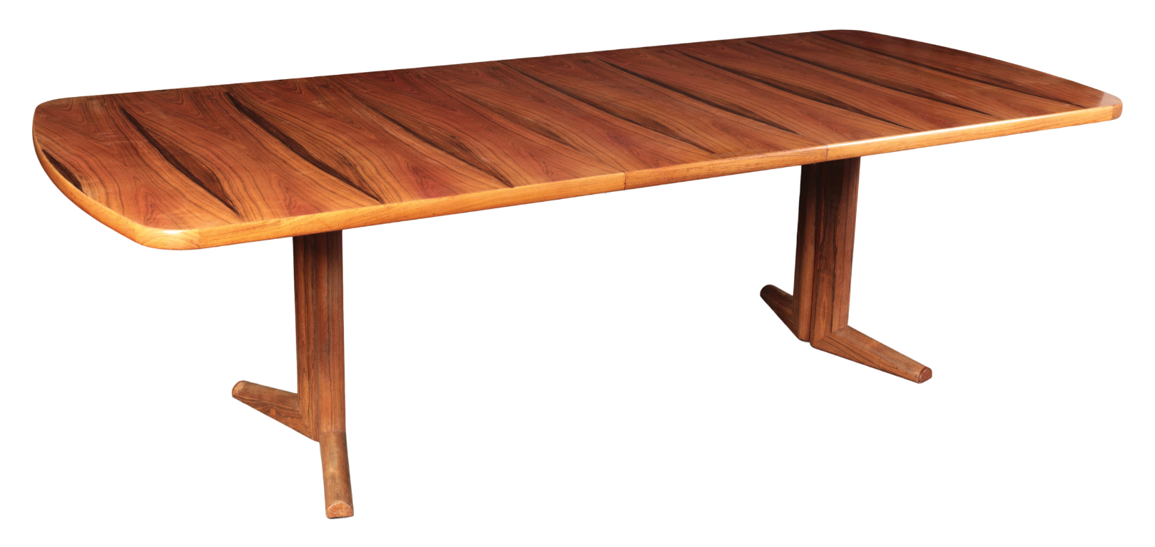 MARTIN HALL FOR GORDON RUSSELL: A ROSEWOOD 'MARLOW' EXTENDING DINING TABLE - Image 3 of 3