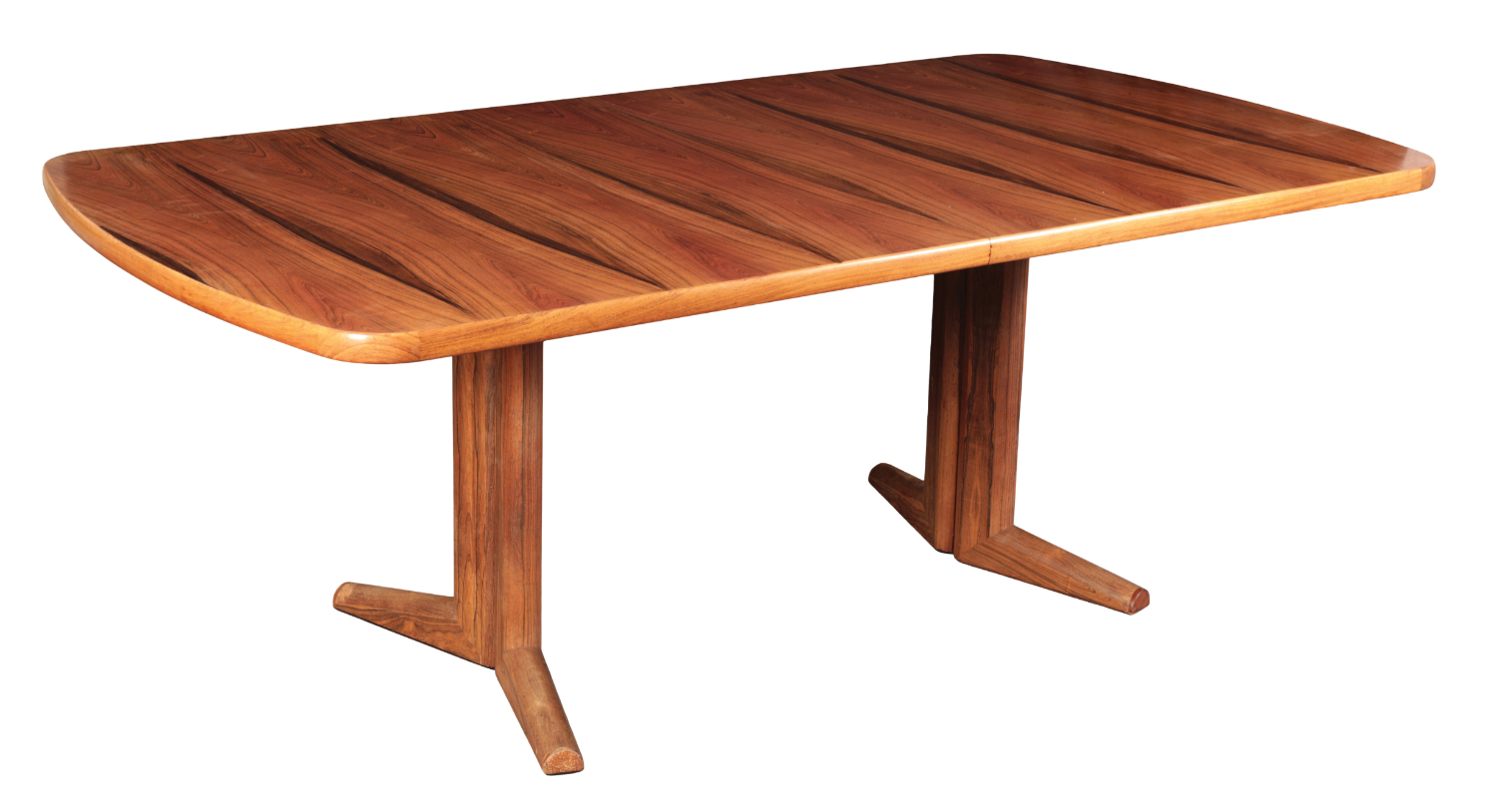 MARTIN HALL FOR GORDON RUSSELL: A ROSEWOOD 'MARLOW' EXTENDING DINING TABLE - Image 2 of 3