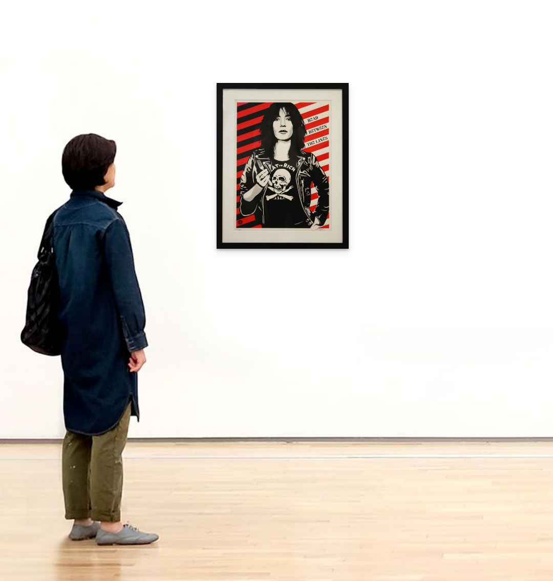 SHEPARD FAIREY (b. 1970) 'Eat The Rich (Patti Smith)' - Image 3 of 3