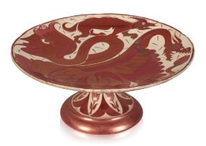 CHARLES PASSENGER FOR WILLIAM DE MORGAN (1839-1917): A LUSTRE TAZZA