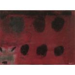 *ROGER CECIL (1942-2015) 'Abstract in red'