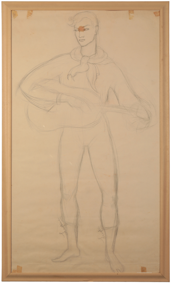 *KATHLEEN MURIEL SCALE (MURIEL HARDING-NEWMAN) (1913-2006) 'Sketch for Orpheus' - Image 2 of 3