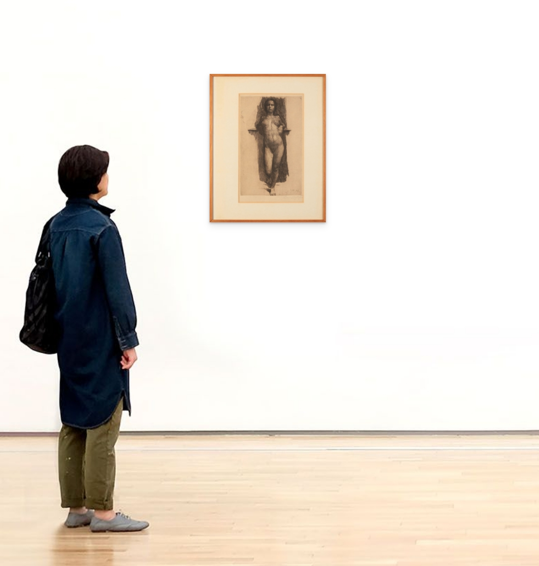 *ERICH WOLFSFELD (1884-1956) Standing nude - Image 3 of 3