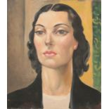 *KATHLEEN MURIEL SCALE (MURIEL HARDING-NEWMAN) (1913-2006) A head and shoulders portrait