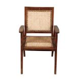 PIERRE JEANNERET (1896-1967) FOR CHANDIGARH: A TEAK ARMCHAIR PJ-010619