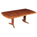 MARTIN HALL FOR GORDON RUSSELL: A ROSEWOOD 'MARLOW' EXTENDING DINING TABLE