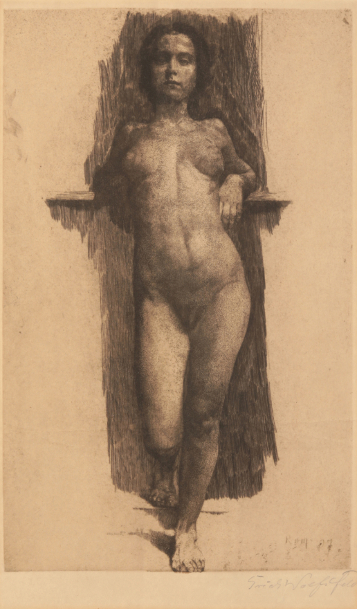 *ERICH WOLFSFELD (1884-1956) Standing nude
