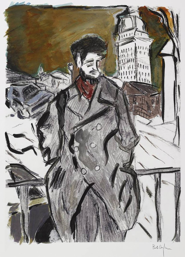 BOB DYLAN (B. 1941) THE DRAWN BLANK SERIES, 2008: 'Man on a Bridge'