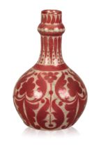 WILLIAM DE MORGAN (1839-1917): A SMALL BOTTLE VASE