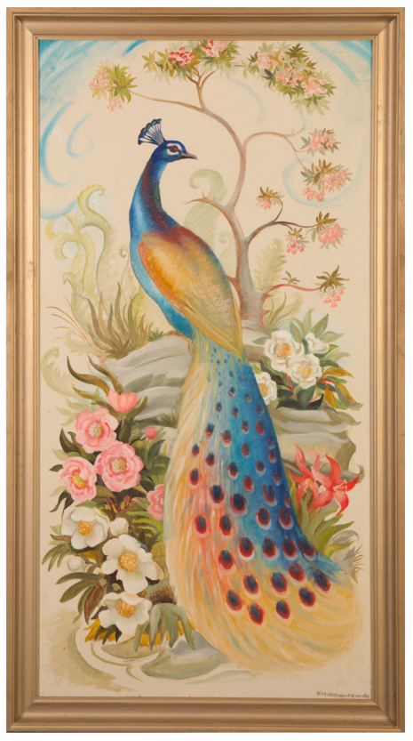 *KATHLEEN MURIEL SCALE (MURIEL HARDING-NEWMAN) (1913-2006) 'Peacock' - Image 2 of 5
