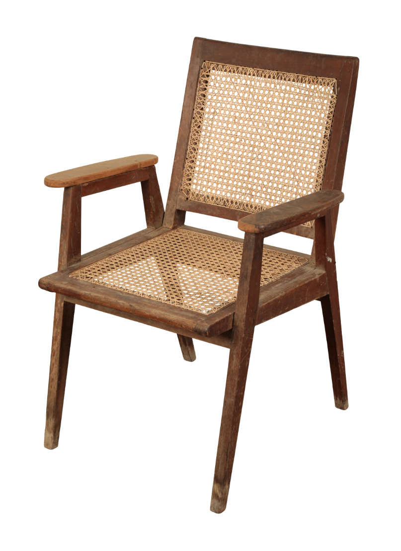 PIERRE JEANNERET (1896-1967) FOR CHANDIGARH: A TEAK ARMCHAIR PJ-010619 - Image 4 of 4