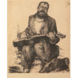 *ERICH WOLFSFELD (1884-1956) 'The Blind Guitar Player'