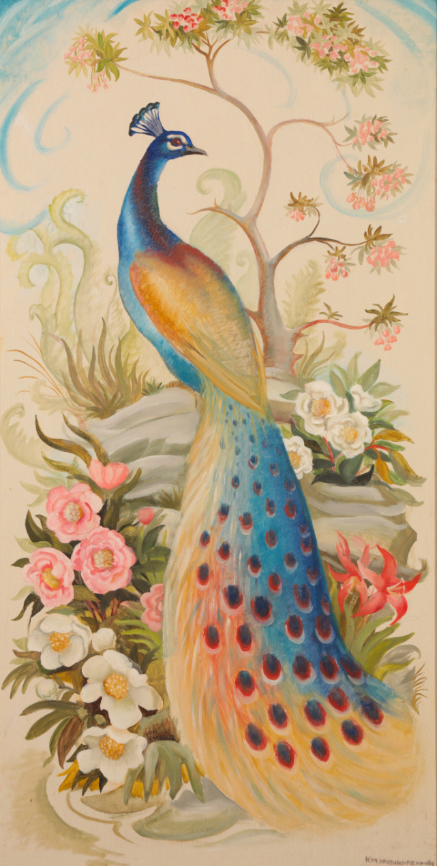 *KATHLEEN MURIEL SCALE (MURIEL HARDING-NEWMAN) (1913-2006) 'Peacock'