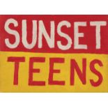 *STANLEY DONWOOD (b. 1968) 'Sunset Teens'