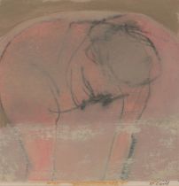 *ROGER CECIL (1942-2015) 'Angharad stooping nude'