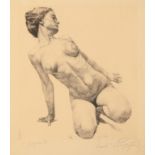 *ERICH WOLFSFELD (1884-1956) Crouching nude